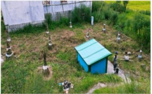 Sohkhyllam on the path of regeneration with afforestation, spring chamber