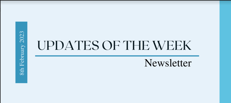 Weekly Update for 22nd February 2023