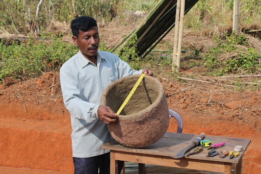 Grassroot Innovation under MBMA-CLLMP Shri Stephan Shadap Bee Hives Made of Straw & Bamboo