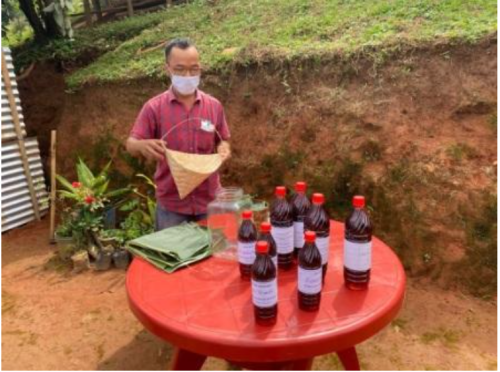 Local entrepreneur receives support for traditional Garo soda